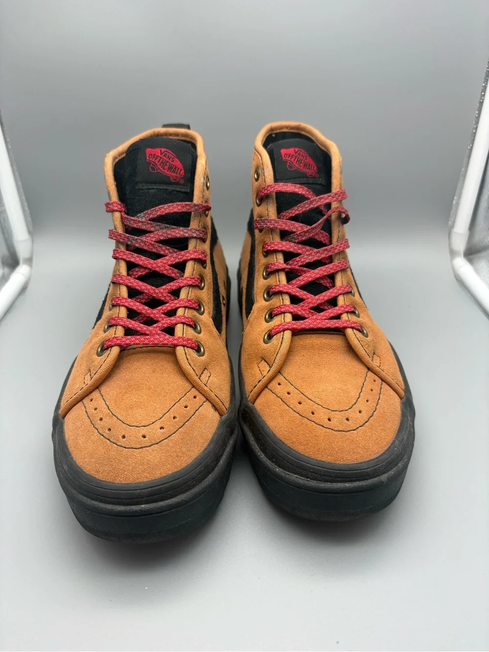Vans | Sentry Sk8-Hi WC Hiker Suede Shoes - Brown Black ; Womens 8
